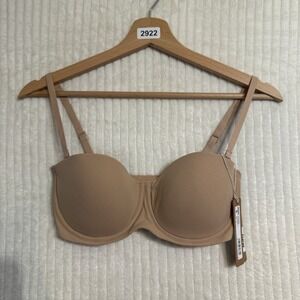 Skims Fits Everybody Strapless Bra In Clay Size 32D NWT